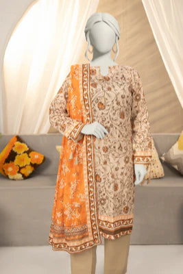 Almeera Bellissima Unstitched Printed Lawn 3pc