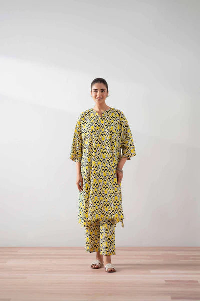 2 Piece - Printed Suit - PS25-217