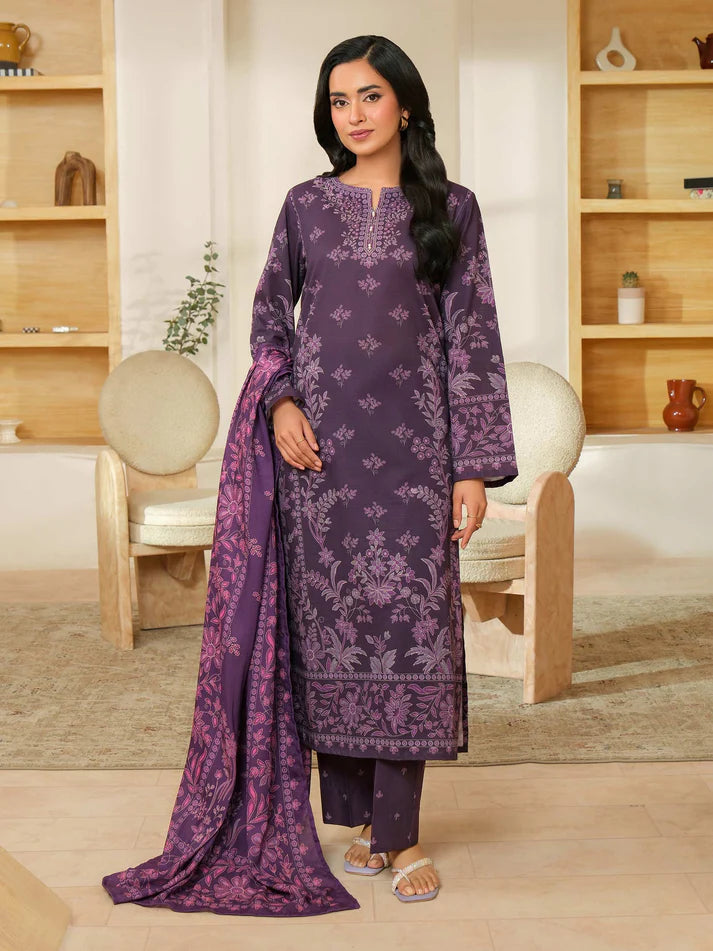 3 Piece KBC Suit-Paste Print (Unstitched)