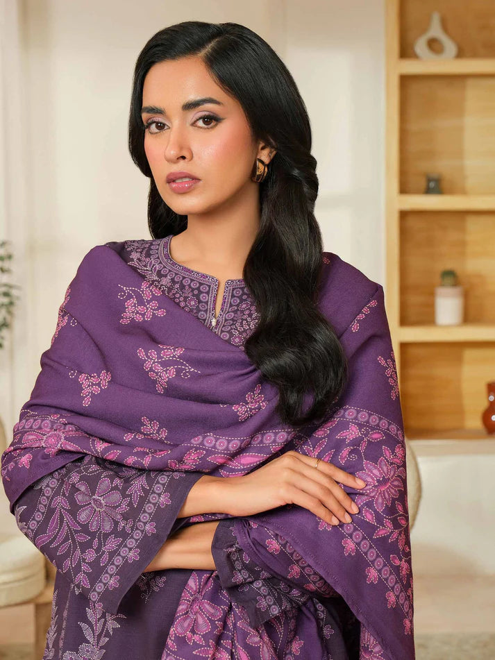 3 Piece KBC Suit-Paste Print (Unstitched)