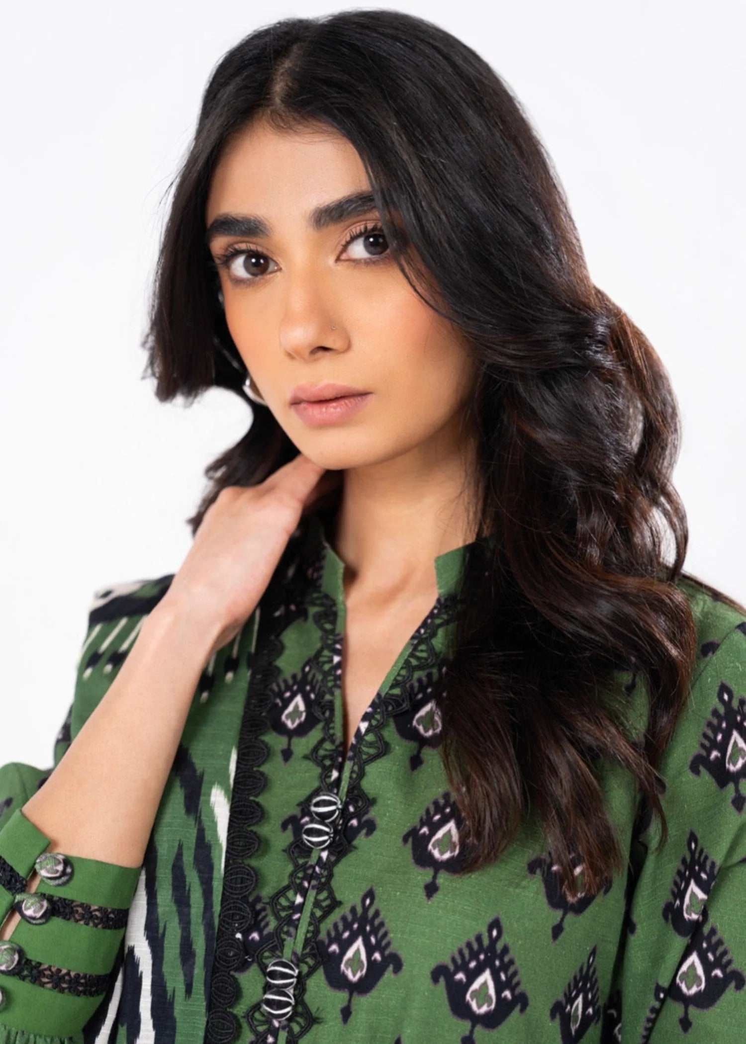 Alkaram SLR-81-24-7-Dark Green Winter Collection