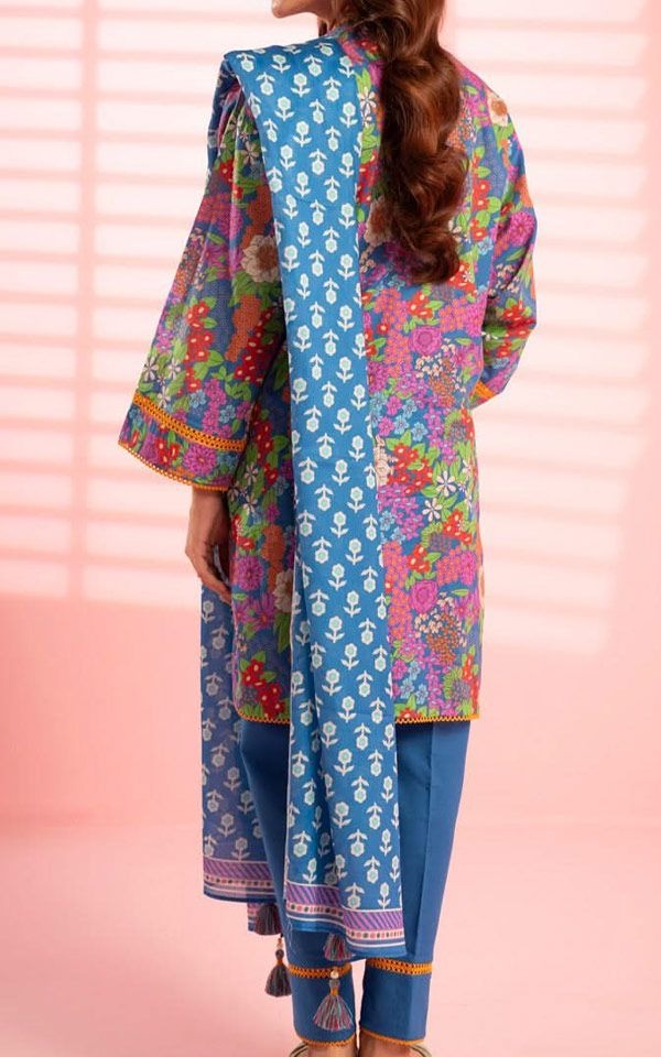 Alkaram Multi Lawn Suit
