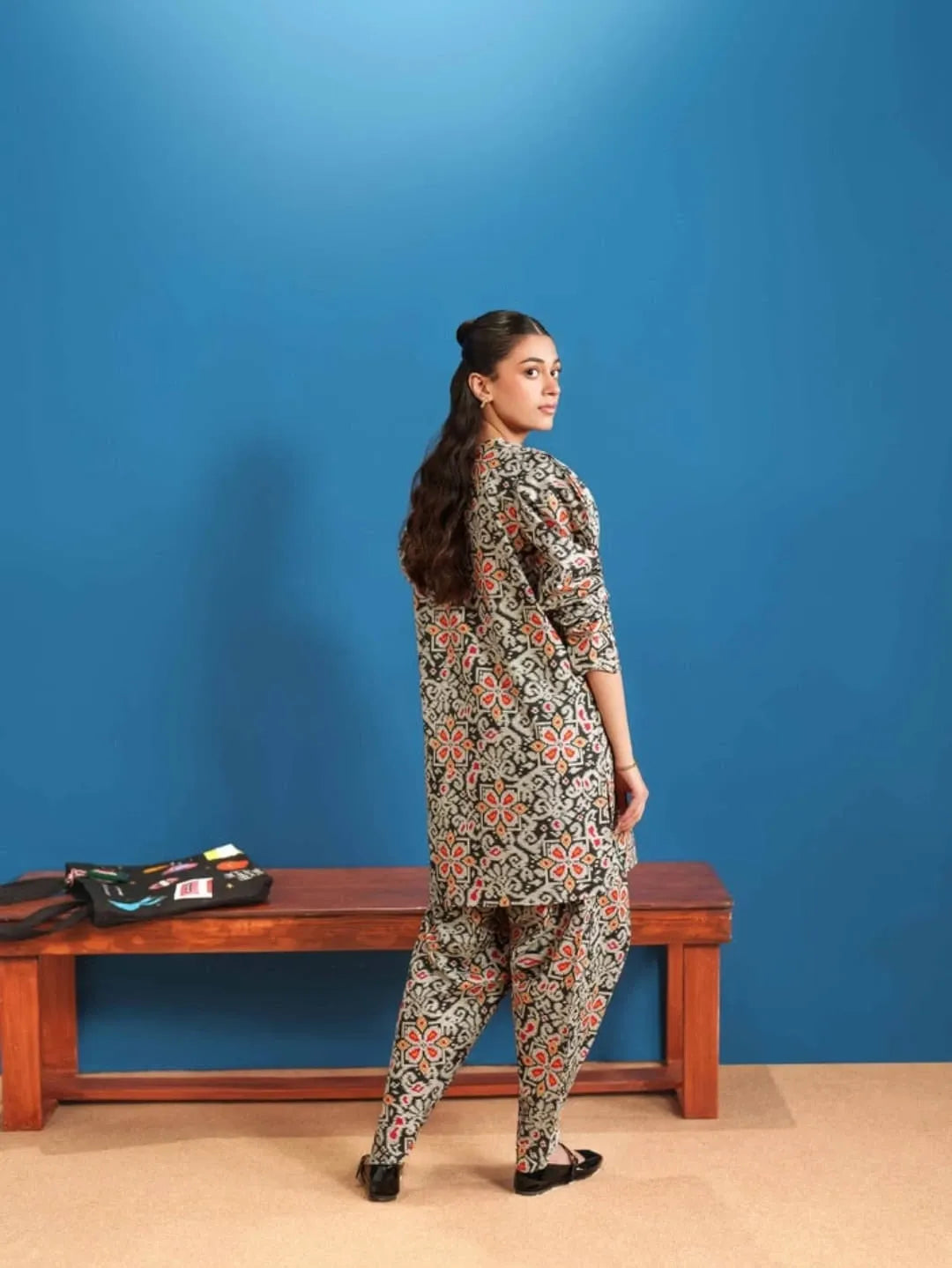 2 Piece - Printed Suit