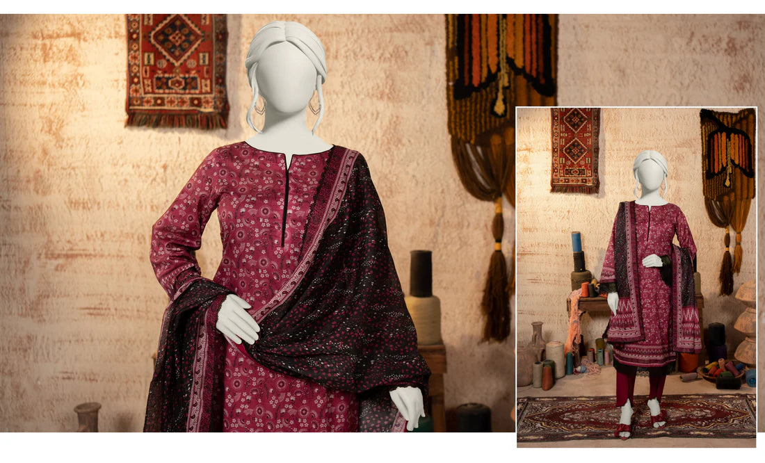 Almeerah Printed Collection Alert 2026 Lawn Dupatta Collection